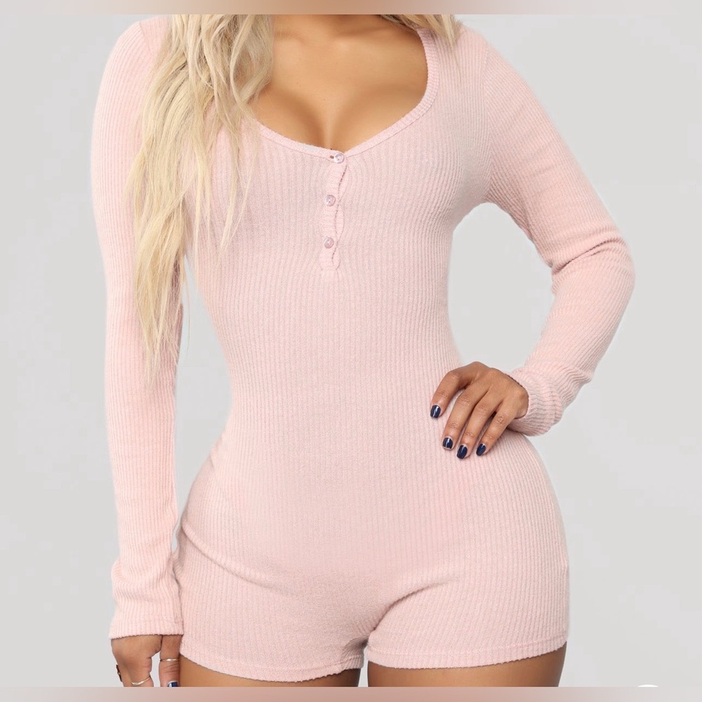 Your One And Only Sleep Romper - Fashion Nova
